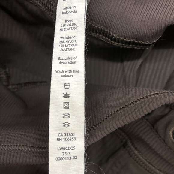 Lululemon Women’s size 6 Dance Studio Mid Rise Cropped Pant Adjustable Brown - Picture 8 of 16